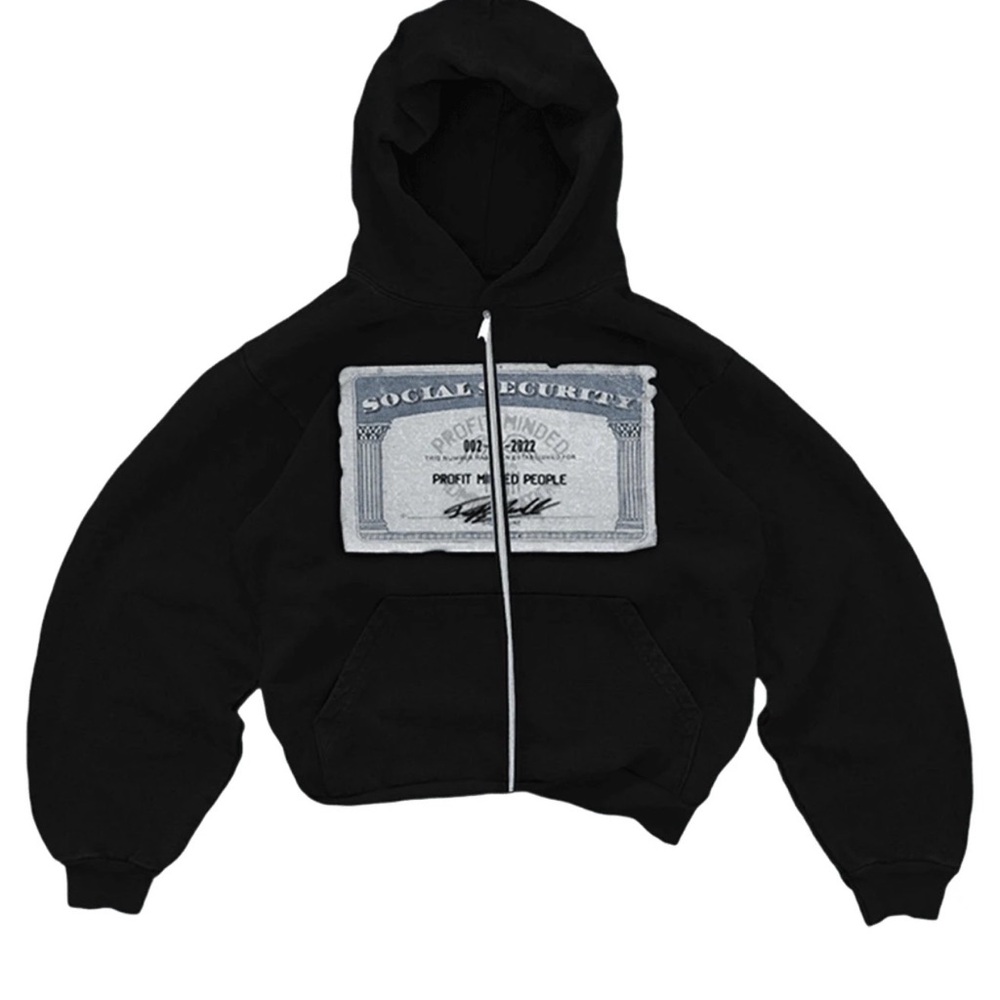 SOCIAL SECURITY SWEATER - Black